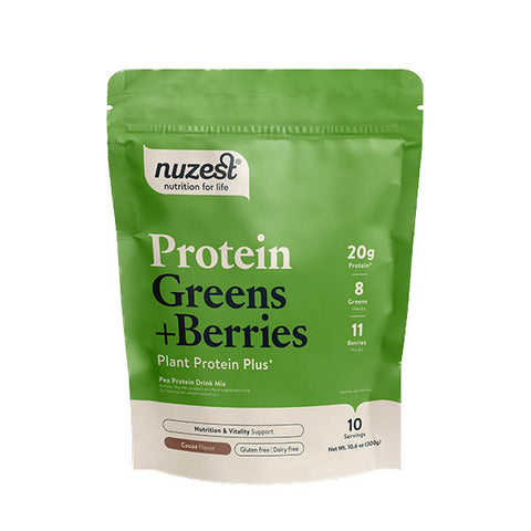 nuzest Protein Greens + Berries Cocoa Flavor
