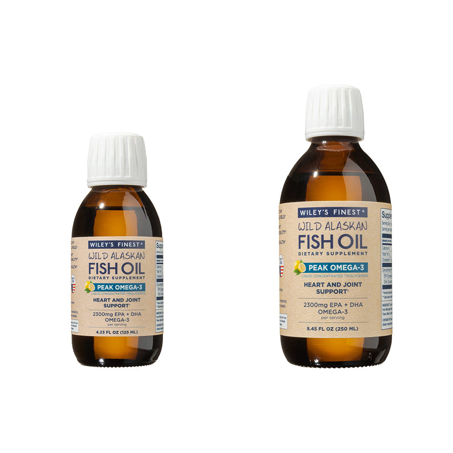 Wiley's Finest Fish Oil Peak Omega-3 Liquid