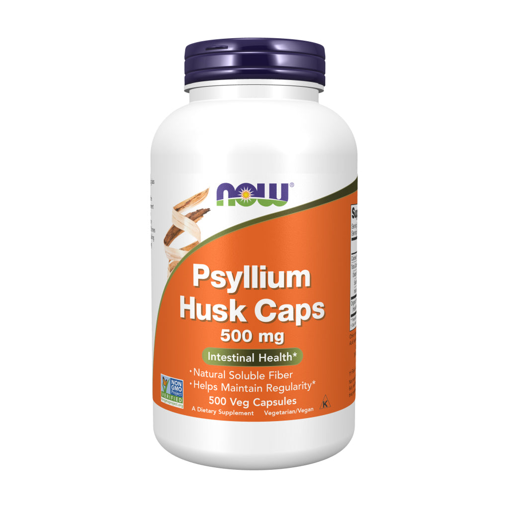 NOW Psyllium Husk Caps 500 mg