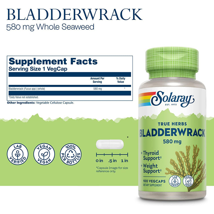 Solaray Bladderwrack 580 mg