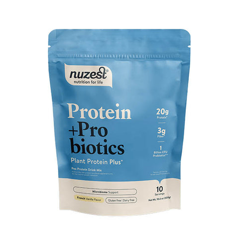 nuzest Protein + Probiotics French Vanilla Flavor
