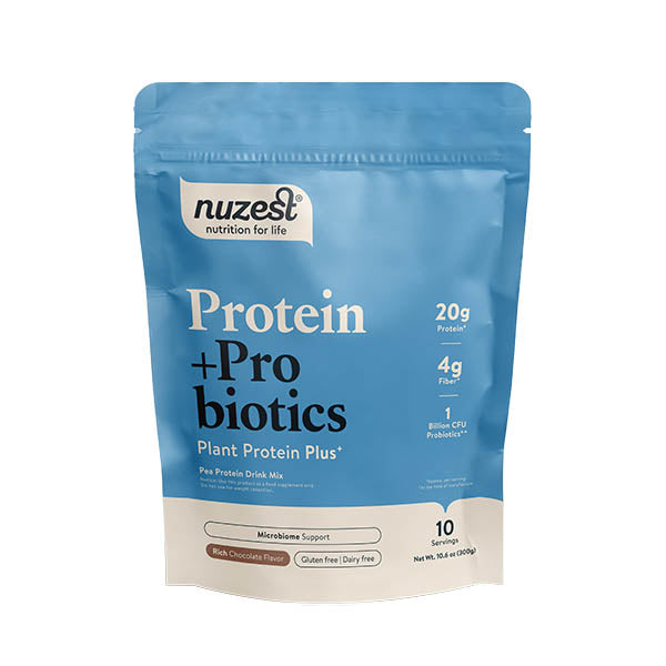 nuzest Protein + Probiotics Rich Chocolate Flavor