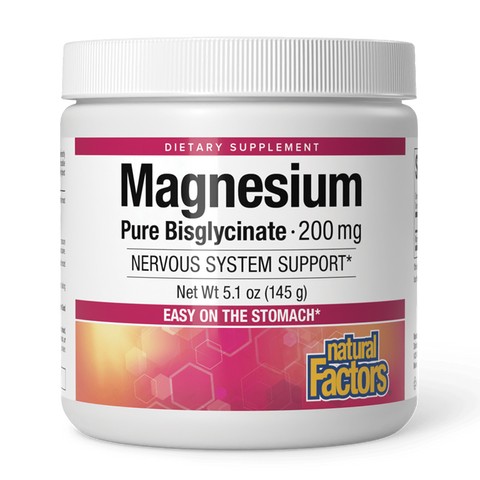 Natural Factors Magnesium Bisglycinate Powder