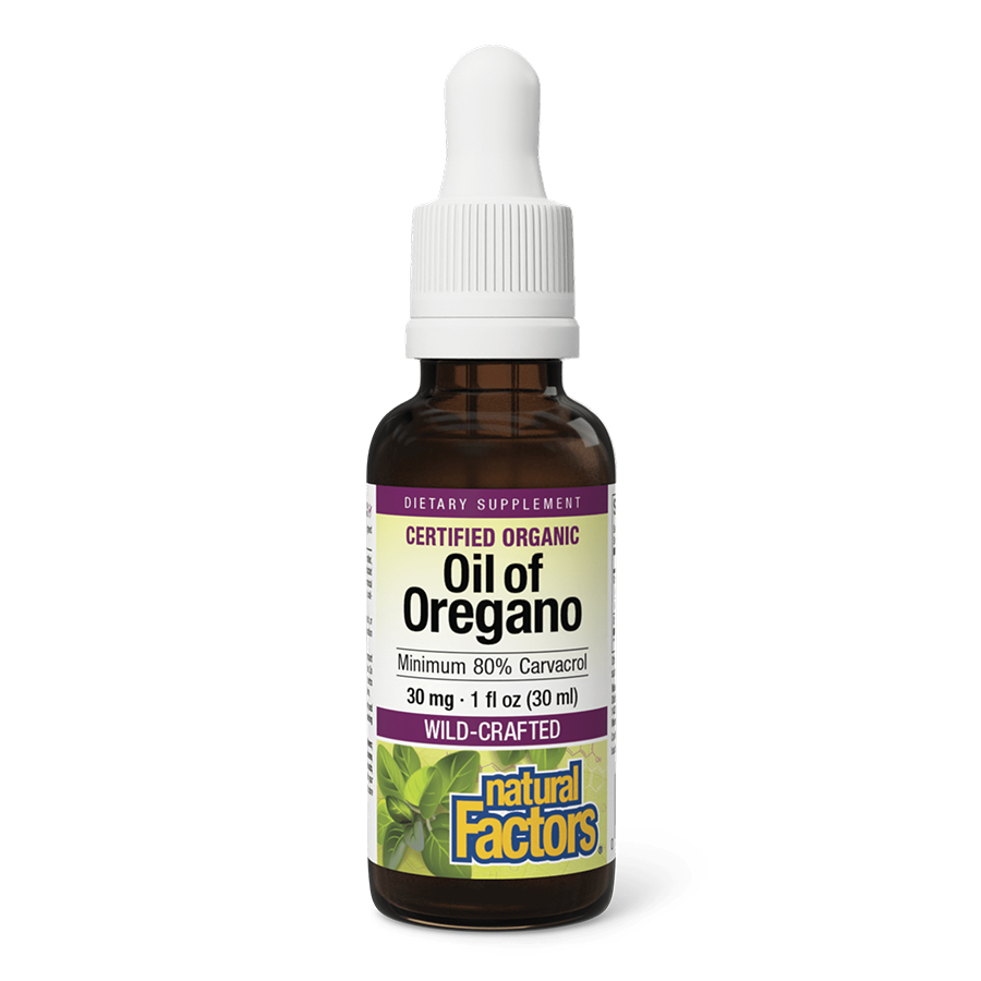 Natural Factors Certified Organic Oil of Oregano Liquid