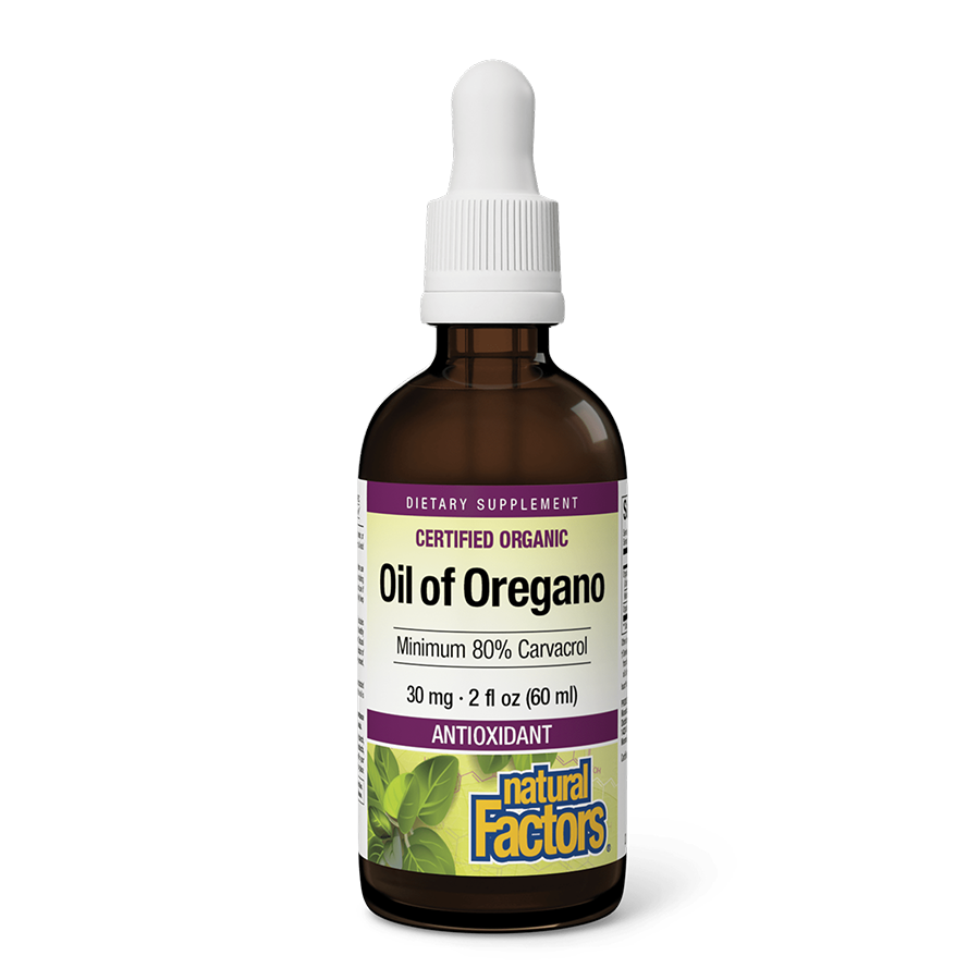 Natural Factors Certified Organic Oil of Oregano Liquid