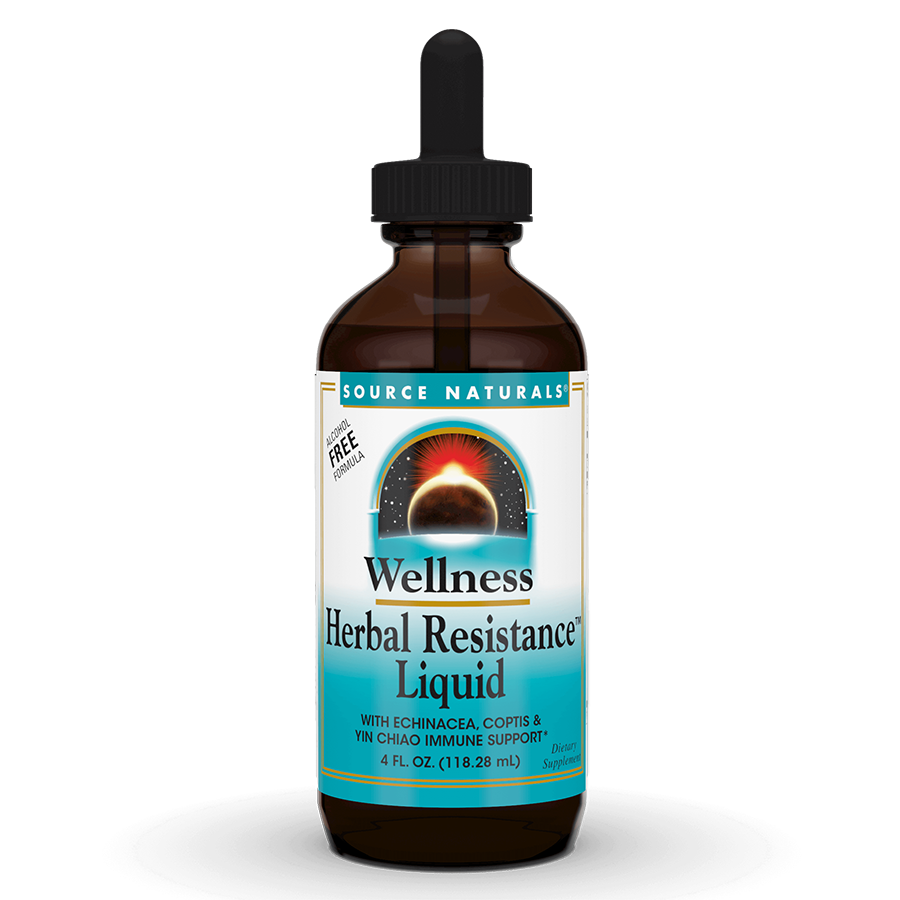 Source Naturals Wellness Herbal Resistance Liquid (Alcohol Free)