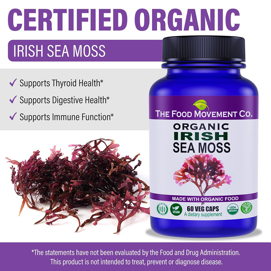 The Food Movement Co. Organic Irish Sea Moss