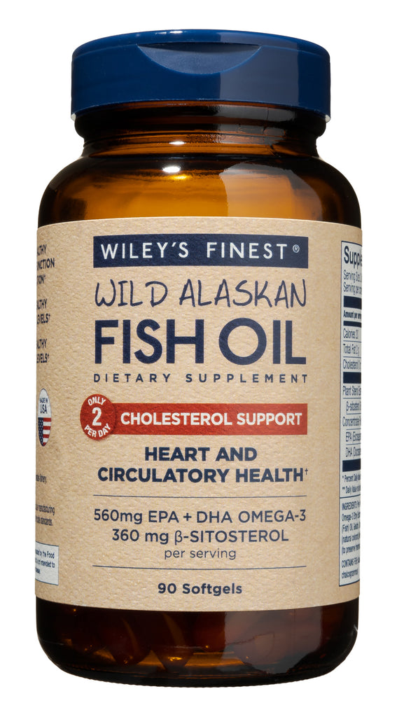 Wiley's Finest Fish Oil Cholesterol Support