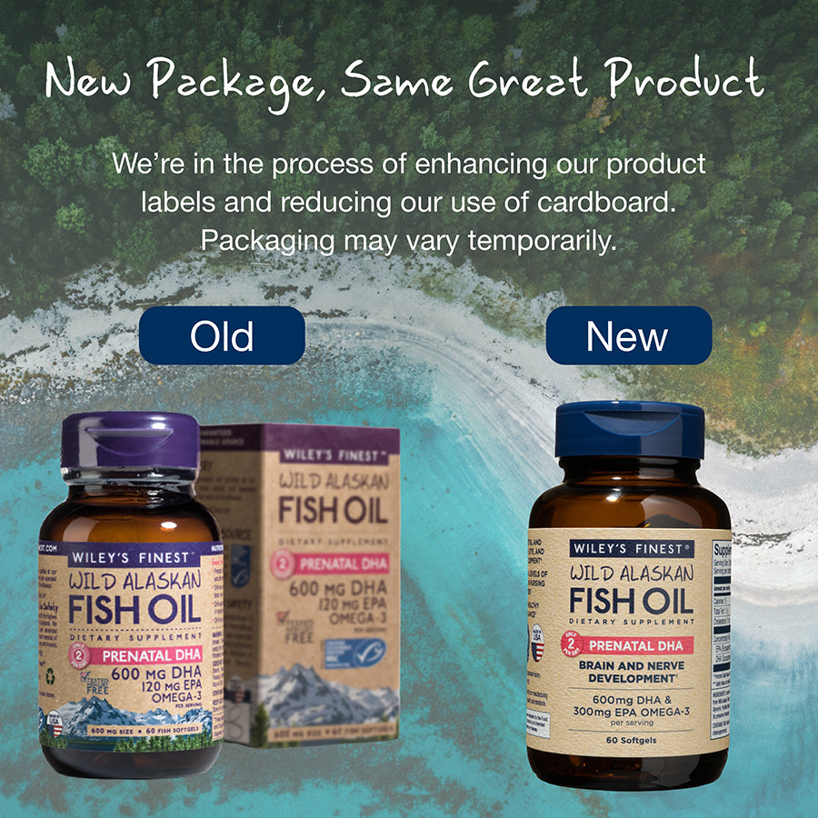 Wiley's Finest Fish Oil Prenatal DHA