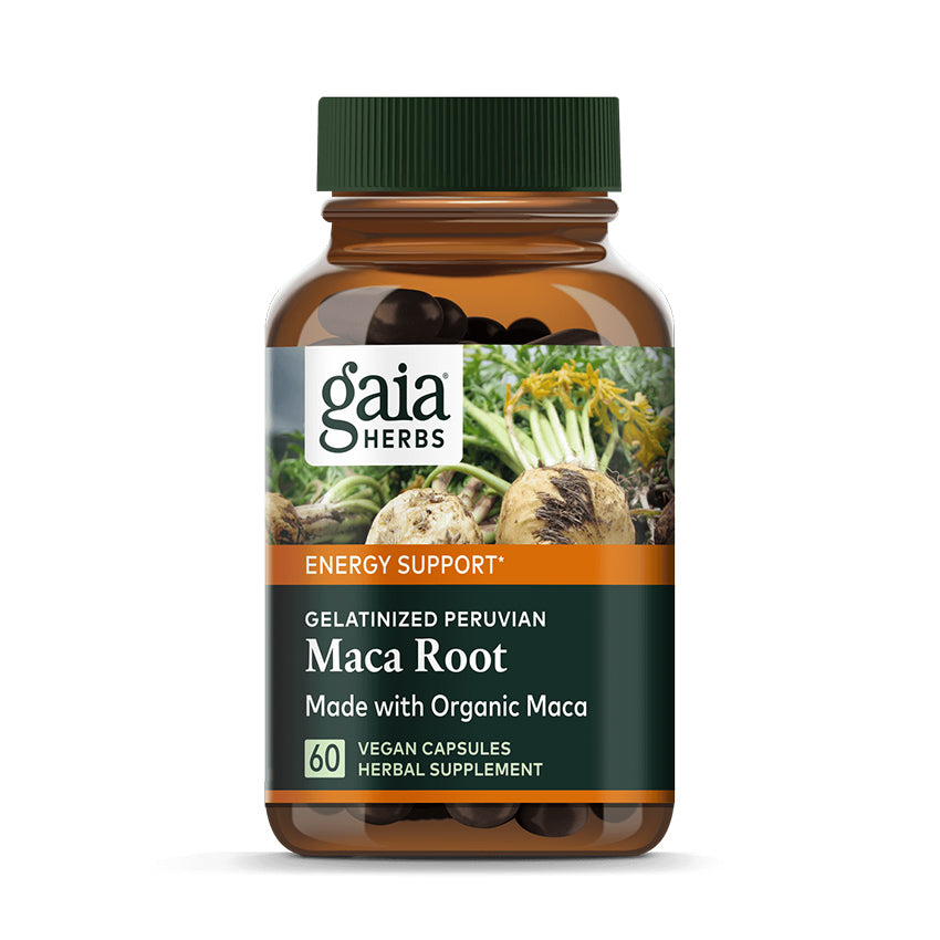 Gaia Herbs Gelatinized Maca Root Capsules