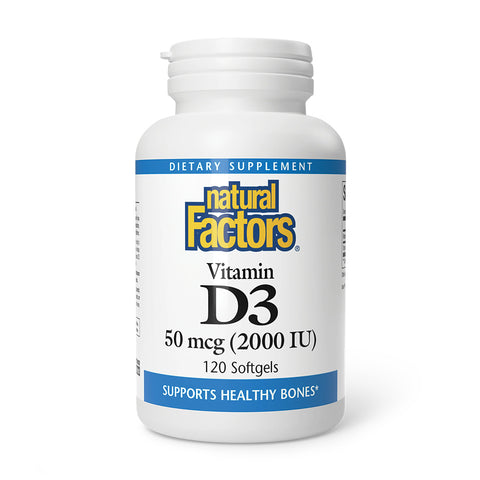 Natural Factors Vitamin D3 2000 IU