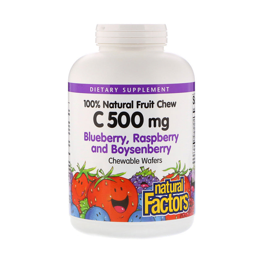 Natural Factors Fruit-Flavor Chew C 500 mg