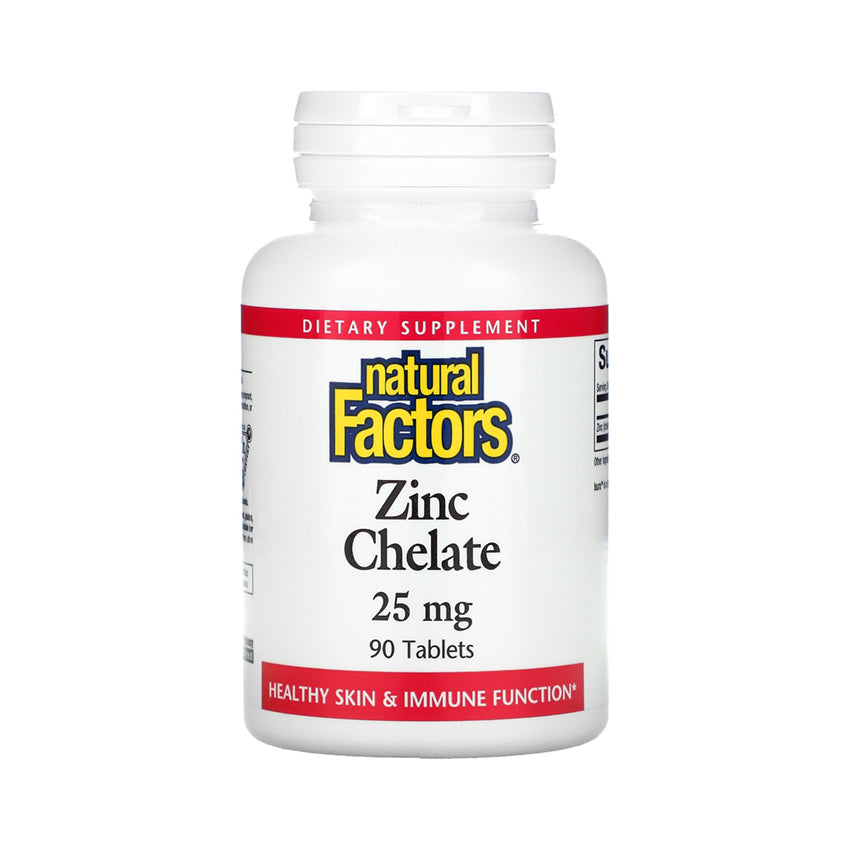 Natural Factors Zinc Chelate 25 mg