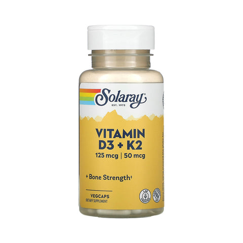 Solaray Vitamin D3 + K2