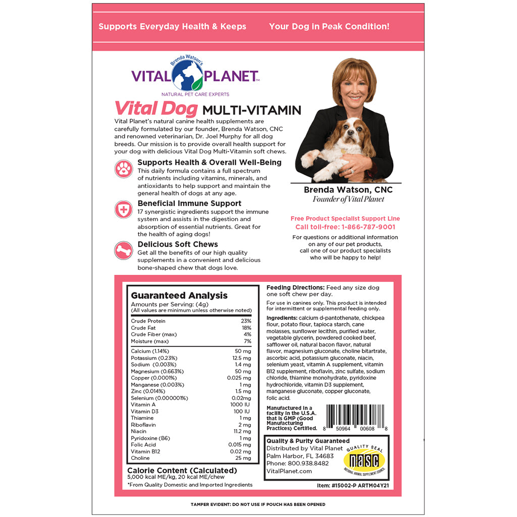 Vital Planet Vital Dog Multi-Vitamin Chews