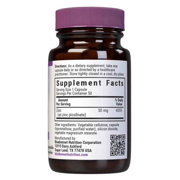 Bluebonnet Zinc Picolinate 50mg - Image 3