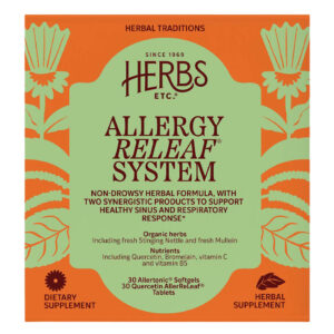 Herbs Etc. Allergy ReLeaf System 30 softgels plus 30 tablets