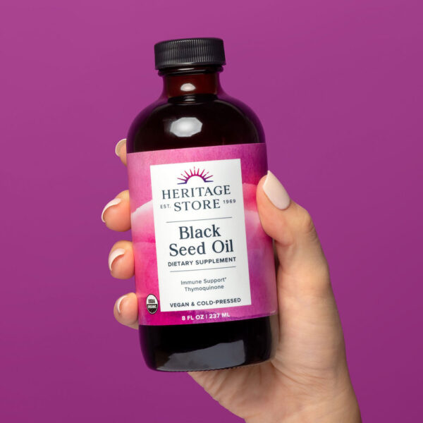 Heritage Store Black Seed Oil Liquid - Image 3