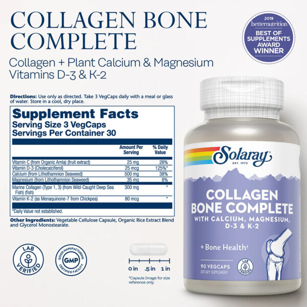 Solaray Collagen Bone Complete - Image 2