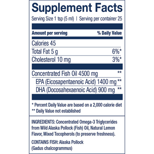 Wiley's Finest Fish Oil Peak Omega-3 Liquid - Image 2