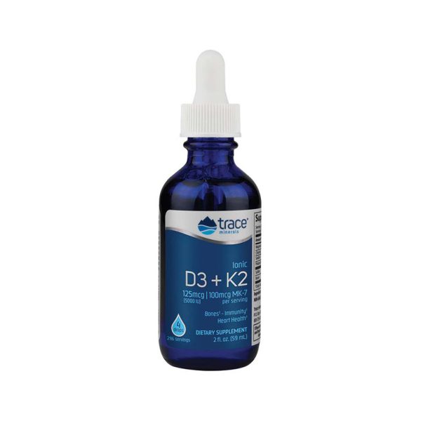 Trace Minerals Ionic D3 + K2