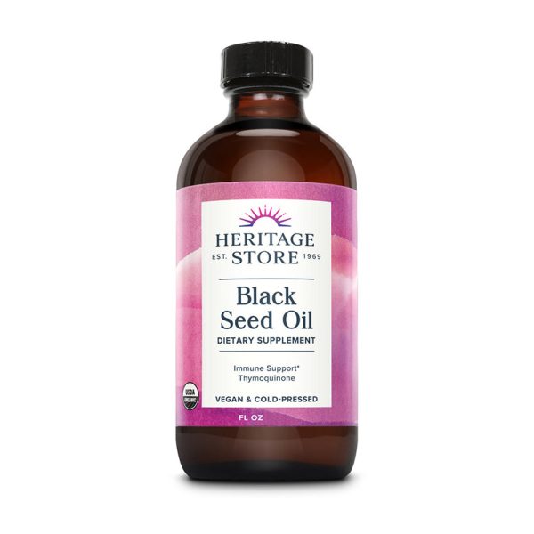 Heritage Store Black Seed Oil Liquid