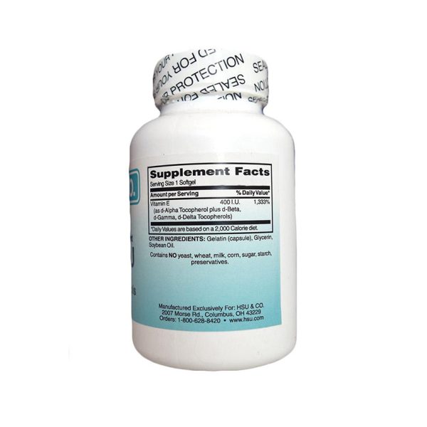 HSU & CO. Vitamin E-400 IU - Image 2