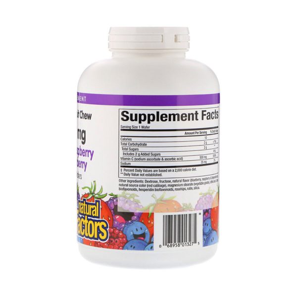 Natural Factors Fruit-Flavor Chew C 500 mg - Image 3