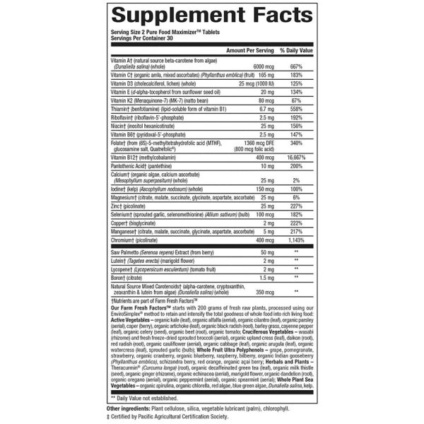 Whole Earth & Sea Men's 50+ Multivitamin - Image 3