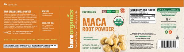 Bare Organics Maca Root Powder - Image 3