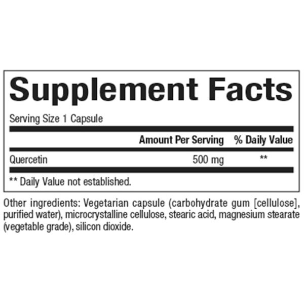 Natural Factors Quercetin 500mg - Image 3