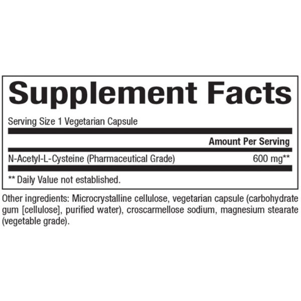 Natural Factors NAC 600mg - Image 2