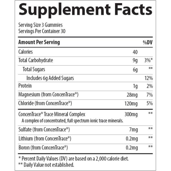 Trace Minerals ConcenTrace Gummies - Image 3