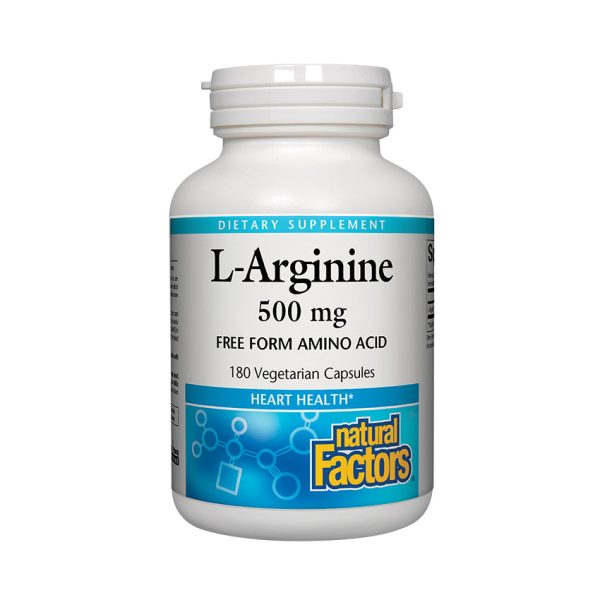 Natural Factors L-Arginine 500 mg - Image 3