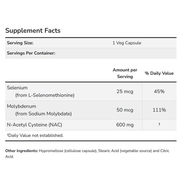 NOW NAC 600 mg - Image 4