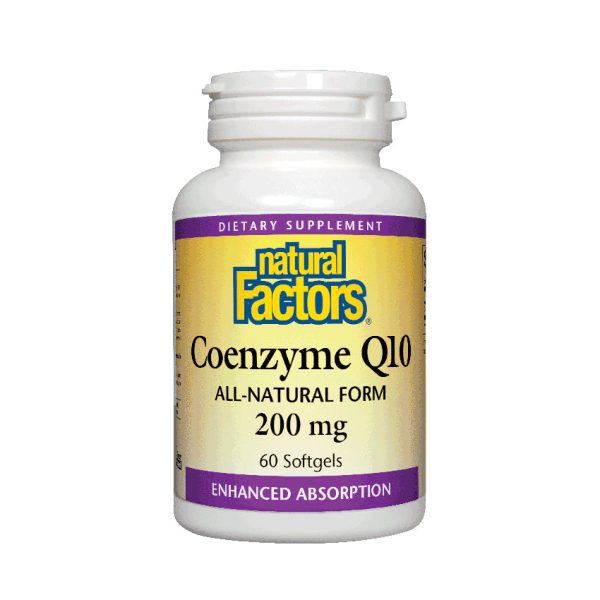 Natural Factors Coenzyme Q10 200 mg - Image 3