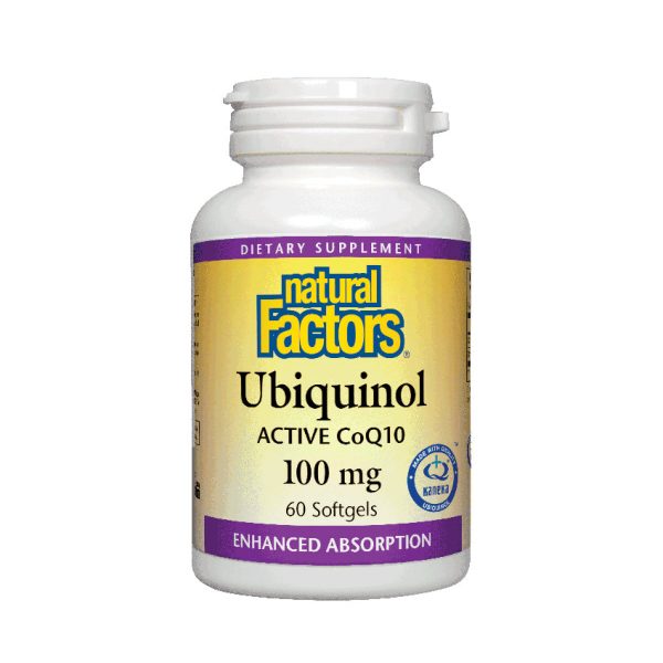 Natural Factors Ubiquinol 100 mg - Image 3