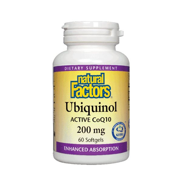 Natural Factors Ubiquinol 200 mg - Image 3