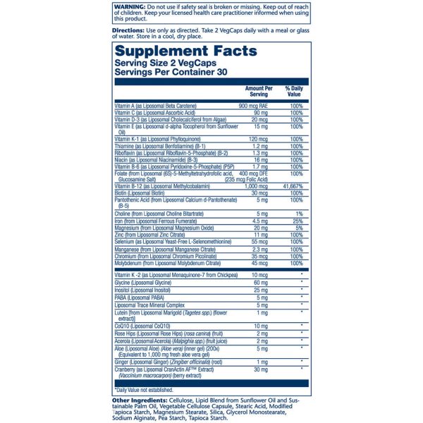 Solaray Women's 50+ Liposomal Multivitamin - Image 4