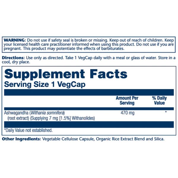 Solaray Vital Extracts Ashwagandha - Image 3