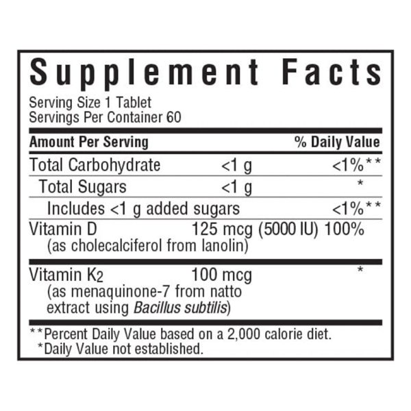 Bluebonnet Vitamin D3 & K2 EarthSweet Chewables - Image 3