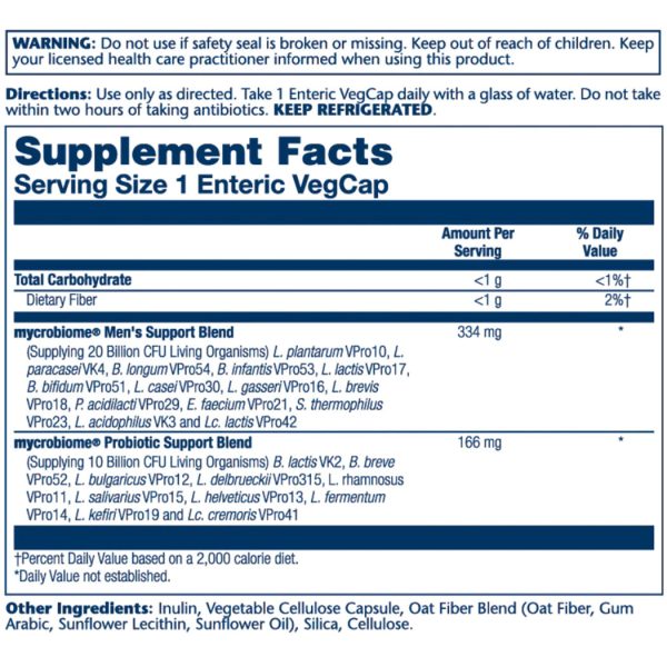 Solaray mycrobiome Men's Formula - Image 3