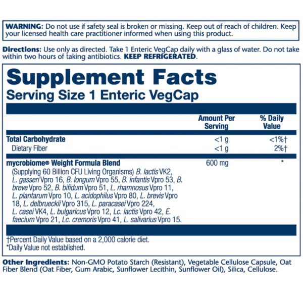 Solaray mycrobiome® Weight Formula - Image 2