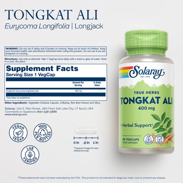 Solaray Tongkat Ali 400 mg - Image 3