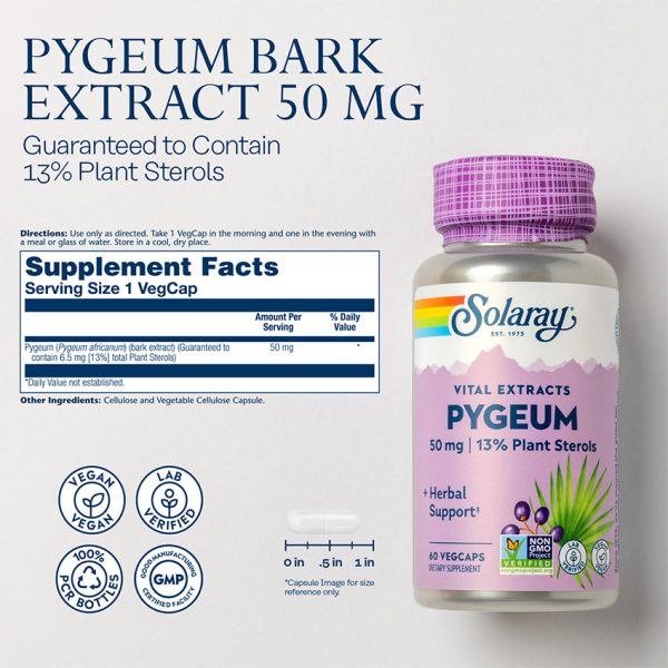 Solaray Vital Extracts Pygeum 50 mg - Image 3