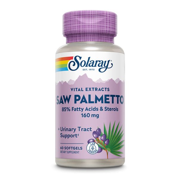 Solaray Vital Extracts Saw Palmetto Berry 160 mg