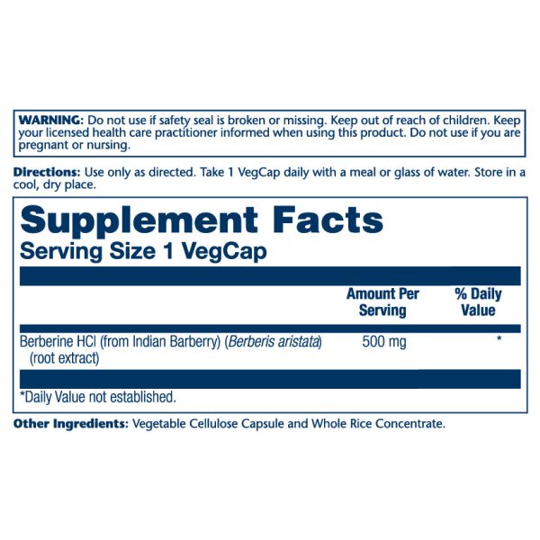 Solaray Berberine 500 mg - Image 4