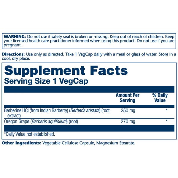 Solaray Berberine Root Extract 250 mg - Image 4