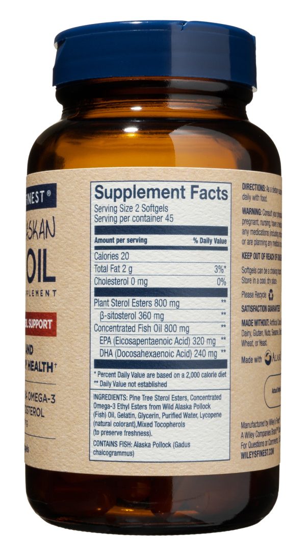 Wiley's Finest Fish Oil Cholesterol Support - Image 3