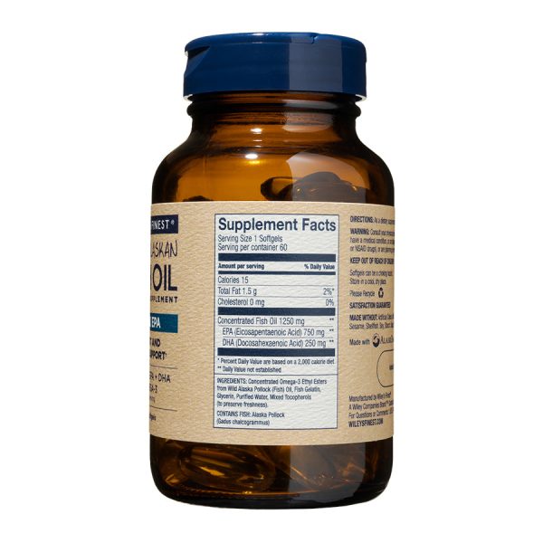 Wiley's Finest Fish Oil Peak EPA Softgels - Image 4